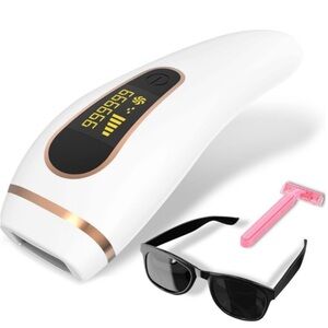 NIB LUXSKIN HAIR REMOVAL DEVICE FLAGSHIP EDITION 999K FLASH PERMANENT NEW!